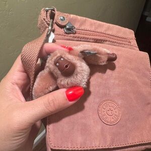 Pink Kipling el dorado bag